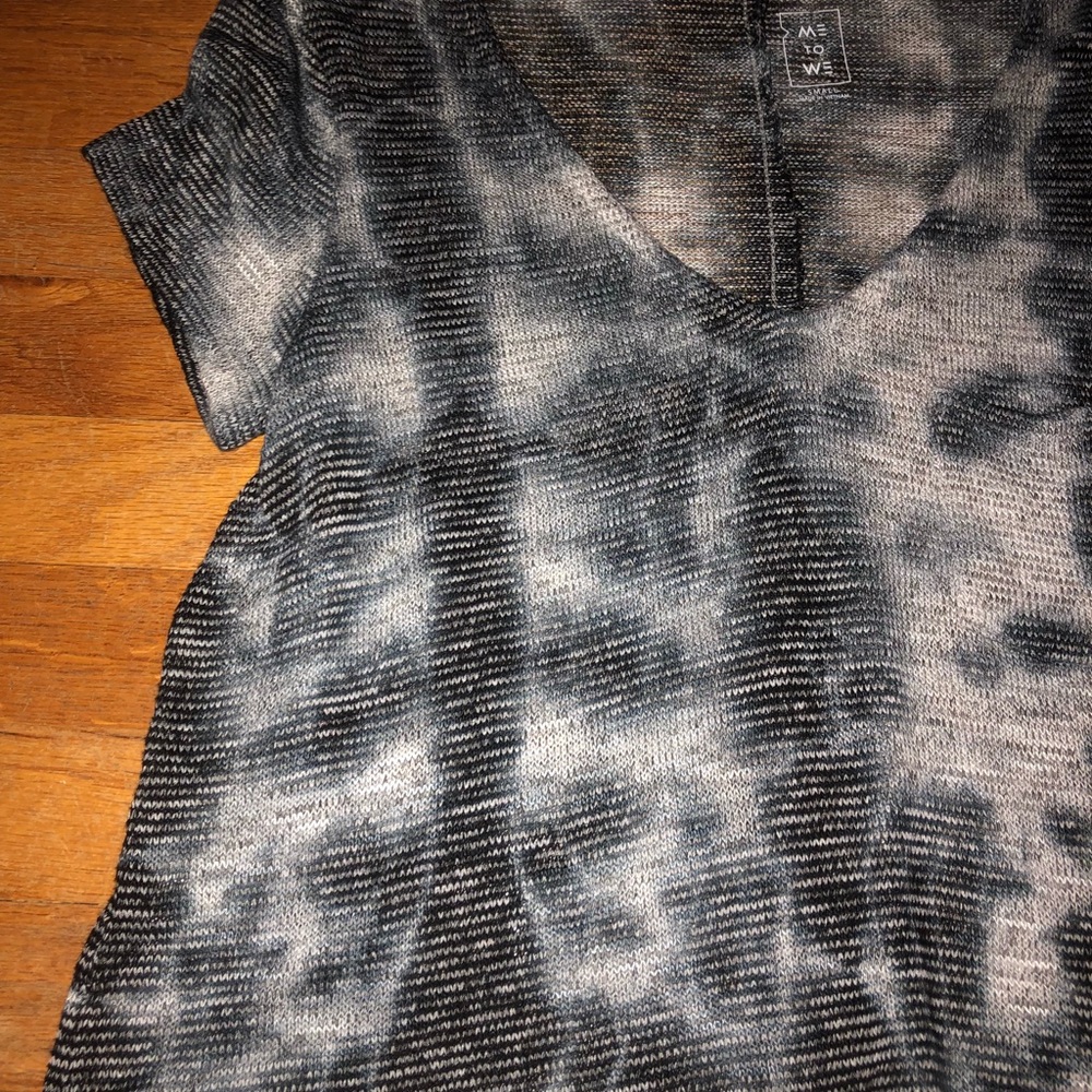 PACSUN TYE DYE CROPPED T-SHIRT